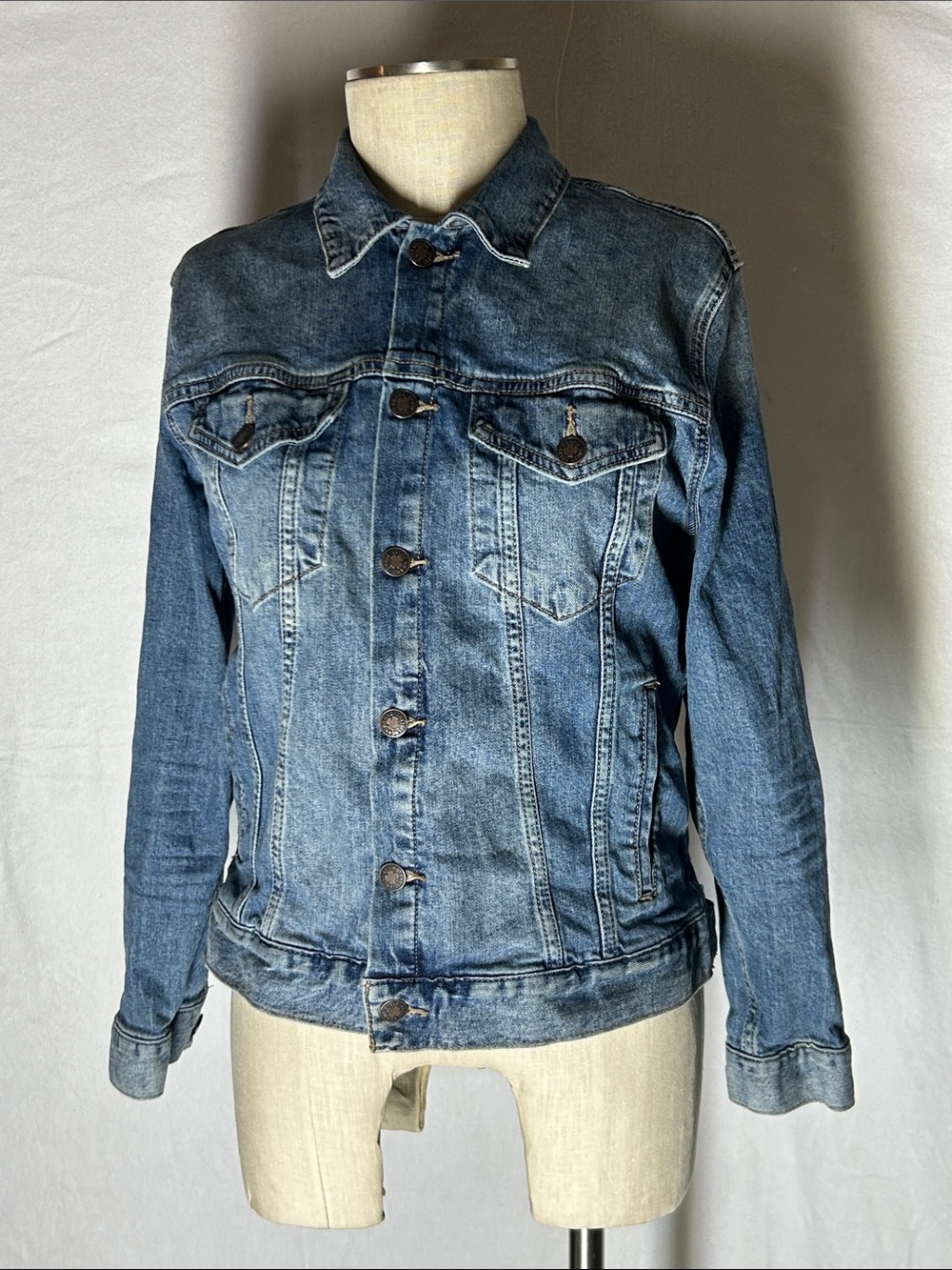 Lucky Brand Medium Blue Denim Jacket